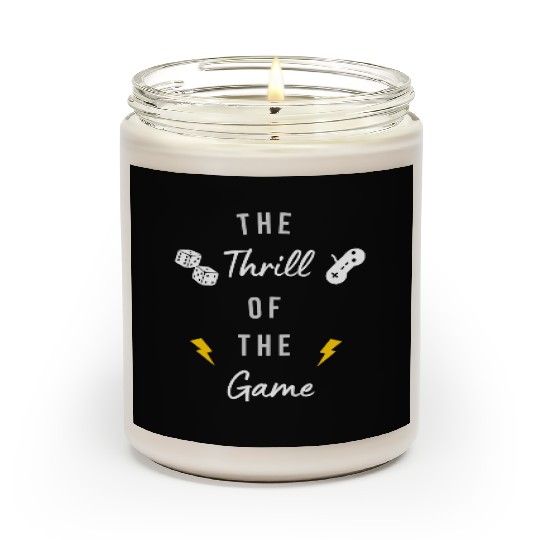 The Thrill of the Game Clean & Modern Gamer Scented Candles