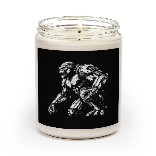 Mech gorilla Sci-Fi Robot Cyberpunk Future Scented Candles