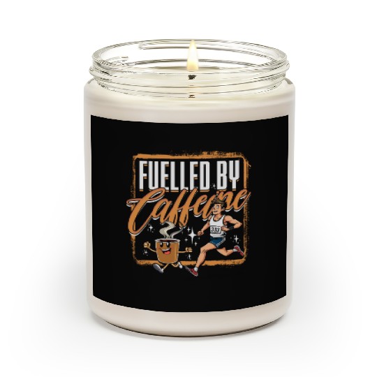 Marathon Marathoner Running Fuelled By Caffeine Scented Candles