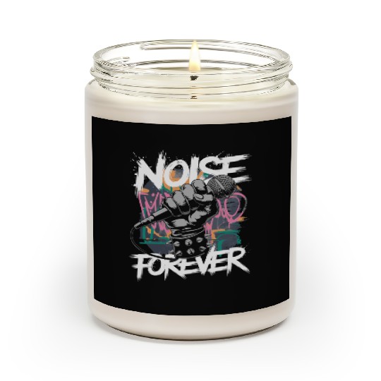 Noise Forever Punk Rock Metal Music Scented Candles