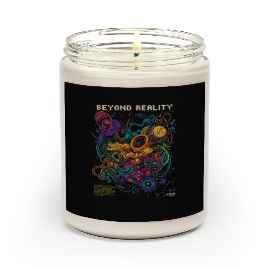 Psychedelic Sci-Fi Design Scented Candles