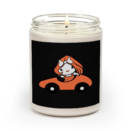 Bird Lady Woman Female Car Driving Driver Duck Fun Scented Candles