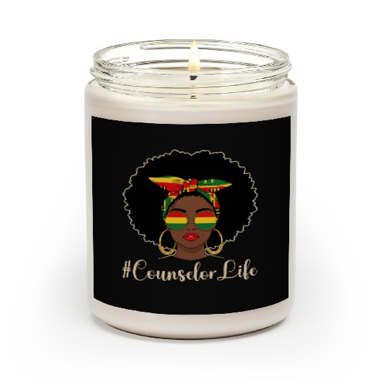 Stylish #CounselorLife African American Pride Scented Candles