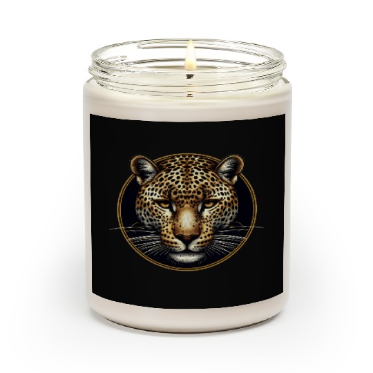 the face of a jaguar Scented Candles
