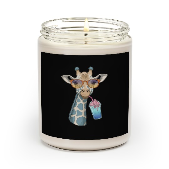 Funny Silly Animals Cute Cartoon Comedy Design Scented Candles