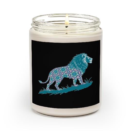 Star of David Pattern 8 Lion of Judah Scented Candles