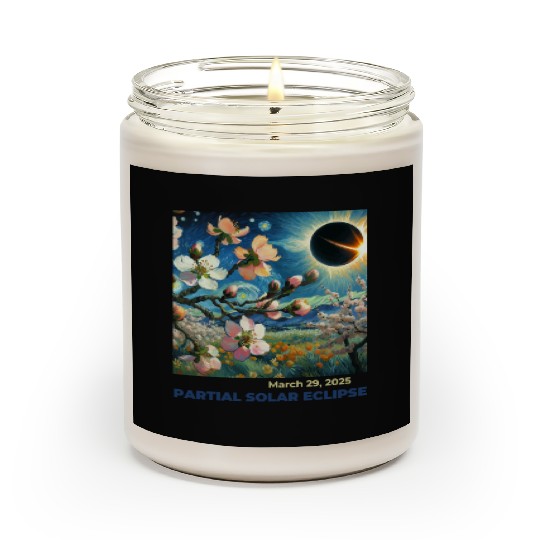 March 29, 2025 Partial Solar Eclipse Blossoms Scented Candles
