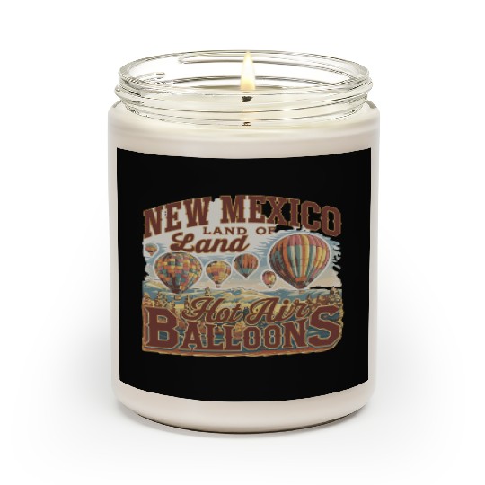 New Mexico Land of Hot Air Balloons Adventure Scented Candles