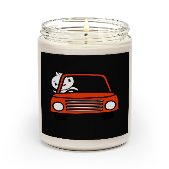 Duck Car Driver Fast Vehicle Greeting Waving Cute Scented Candles