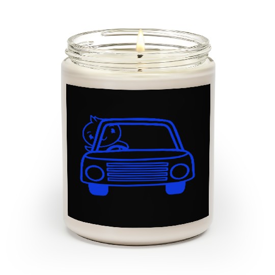 Duck Car Driver Fast Vehicle Greeting Waving Cute Scented Candles