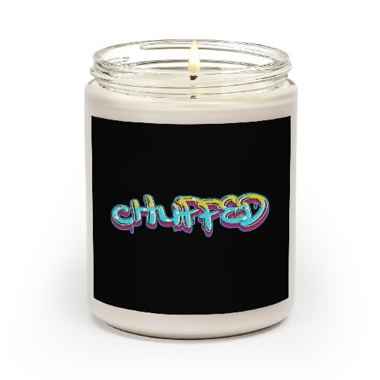 CHUPPED  finish in light blue Scented Candles