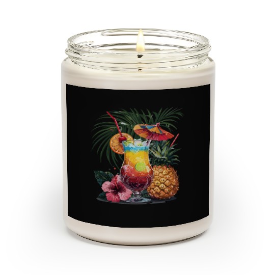 Tropical Vibes with Pineapple and Cocktail Scented Candles