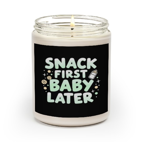 Pregnancy Cravings Funny Maternity Food Baby Bump Scented Candles
