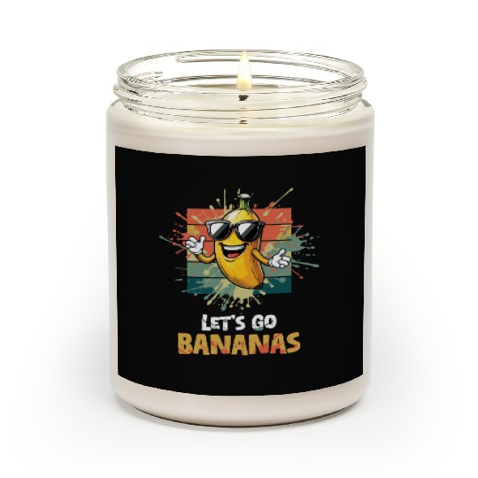 Retro Funny Banana Meme Let Us Go Banana Scented Candles