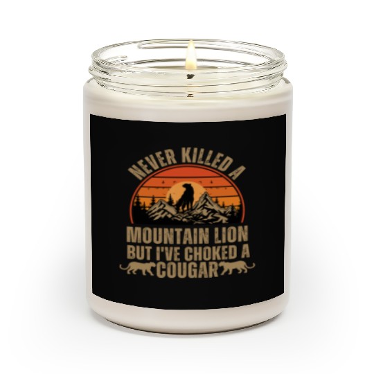 Never Killed A Mountain Lion Scented Candles