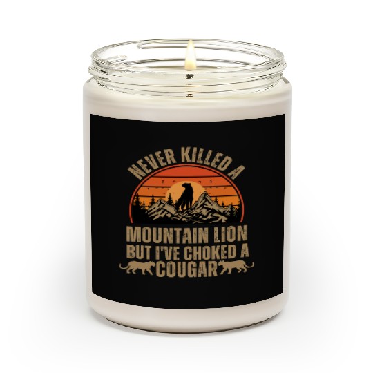 Never Killed A Mountain Lion Scented Candles