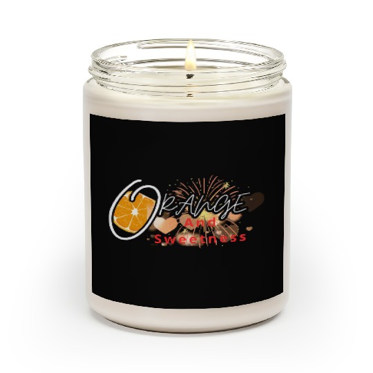 Orange and sweetness Scented Candles