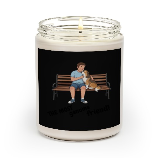 Cute Dog Lovers Wear Scented Candles