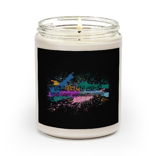 The Lost Commandment multi color Scented Candles