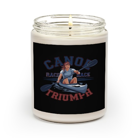 canoe race triumph Scented Candles