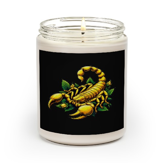 yellow scorpion Scented Candles