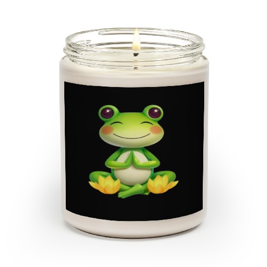 Zen Frog – Peaceful Meditation Frog Design Scented Candles