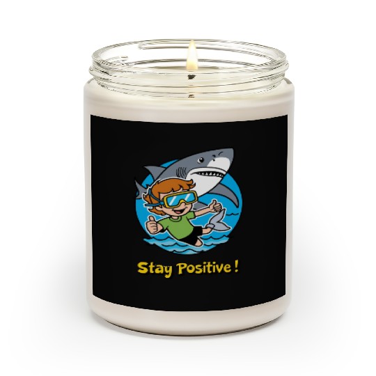 Stay Positive | Motivational Typography & Inspirat Scented Candles