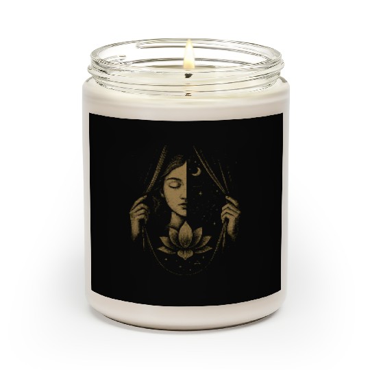 Between Worlds Cosmic Lotus Art Scented Candles
