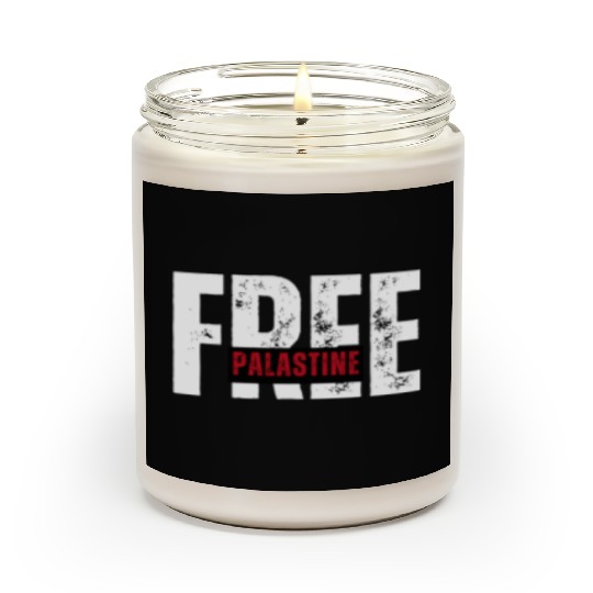 Free Palestine – Solidarity Statement Scented Candles