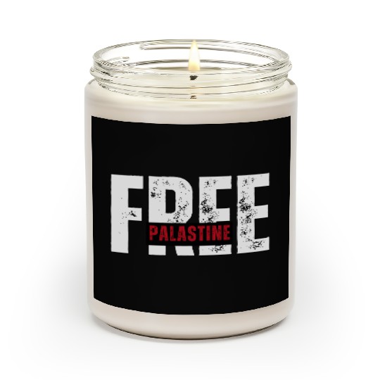Free Palestine – Solidarity Statement Scented Candles