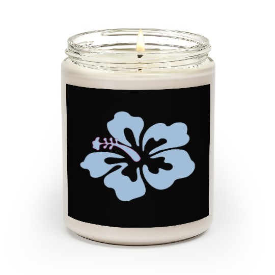 Blue hibiscus flower Scented Candles