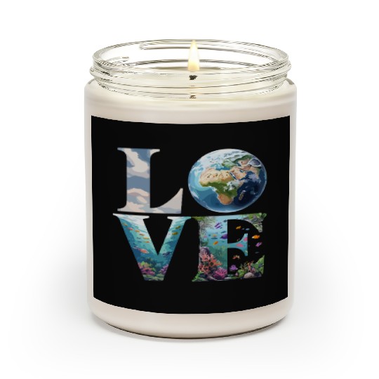 Love for Our Planet: Oceans and Earth Scented Candles