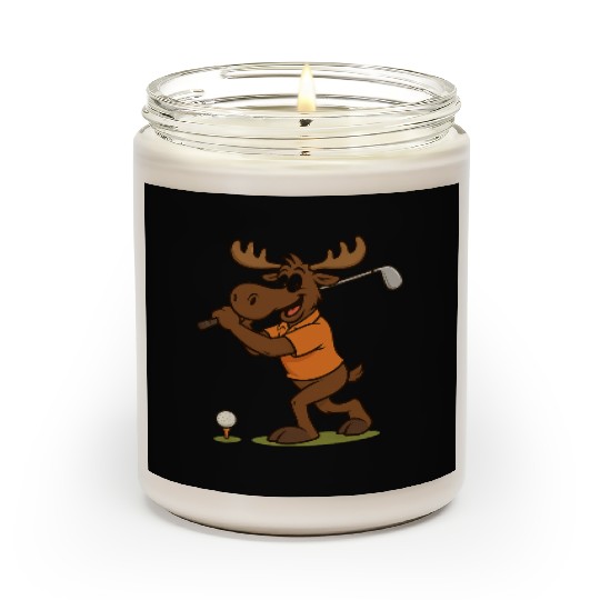 Happy Moose Golf Scented Candles