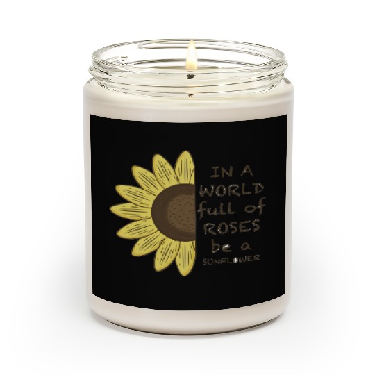 sunflower Scented Candles