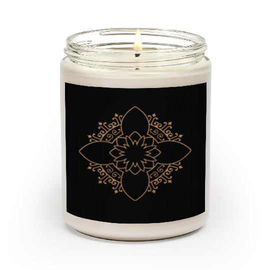 Golden Mandala Edition Scented Candles – Luxe Balance Design