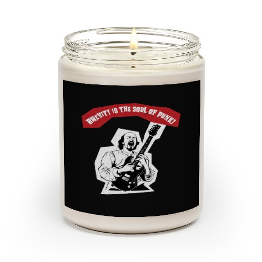 Shakespeare Guitar Bravity Punk Scented Candles