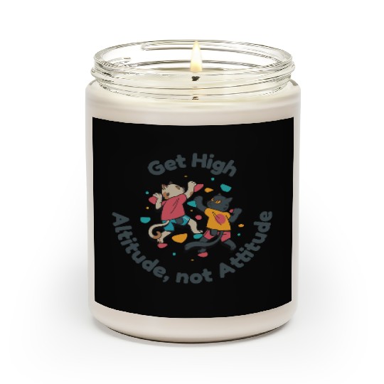 Get High... Altitude, not Attitude Rock Climbing Scented Candles