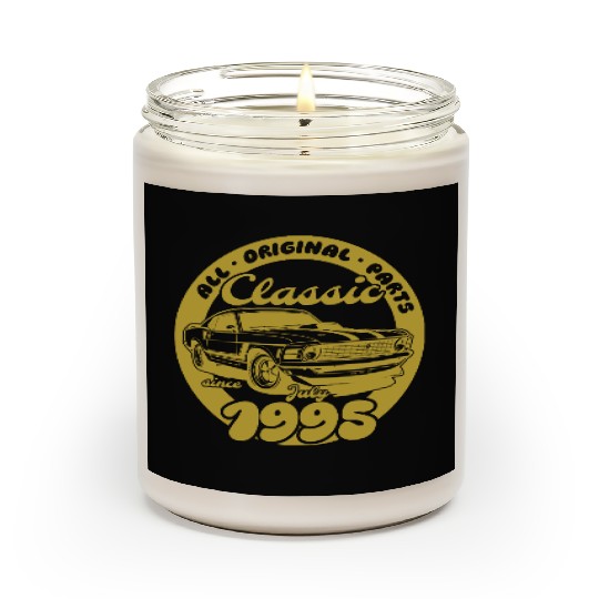 30th birthday Musclecar - Classic since 07/1995 Scented Candles