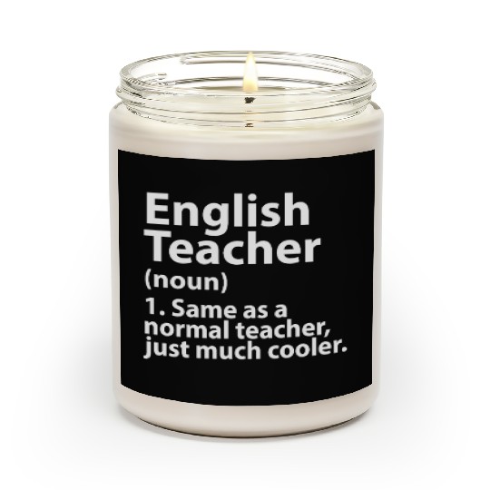 English teacher definition Scented Candles