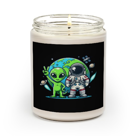 Alien Astronauts In Space Scented Candles