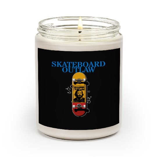 Skateboard Outlaw Scented Candles