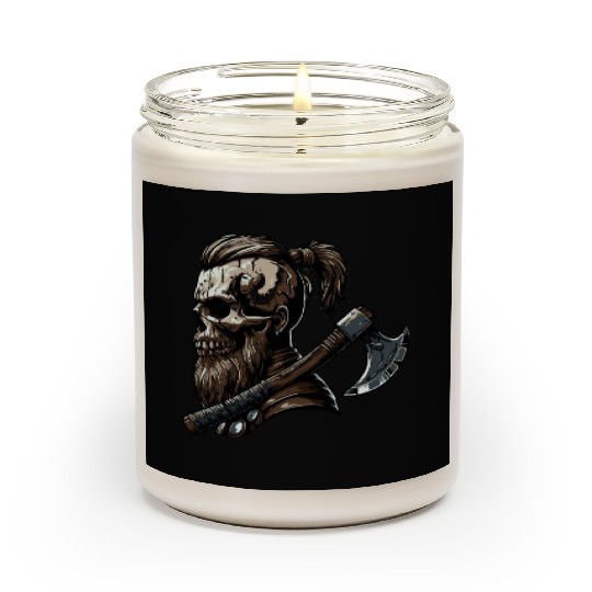 Viking Warrior Man Odin Thor Norman Walhalla Scented Candles