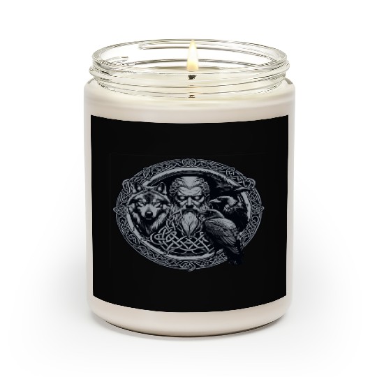 Viking Warrior Man Odin Thor Norman Walhalla Scented Candles