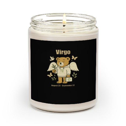 Virgo Bear Scented Candles