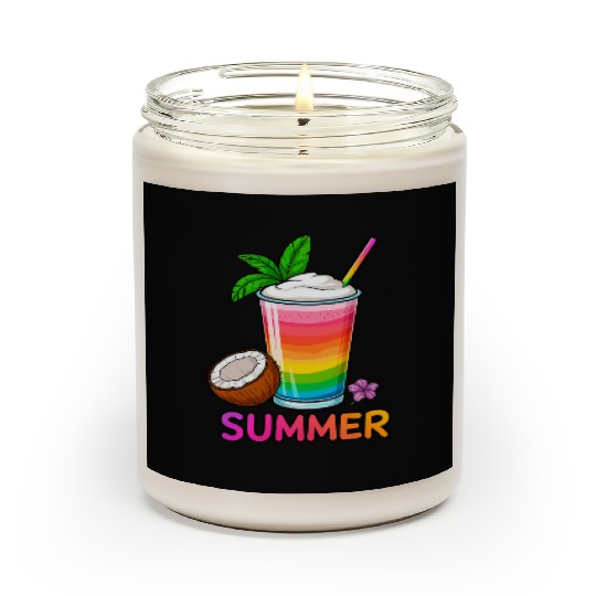 Summer Beach Cocktail Scented Candles