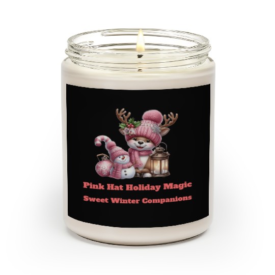 A Pink Winter Wonderland Scented Candles