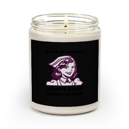 Funny Emergency Room Nurse Scented Candles