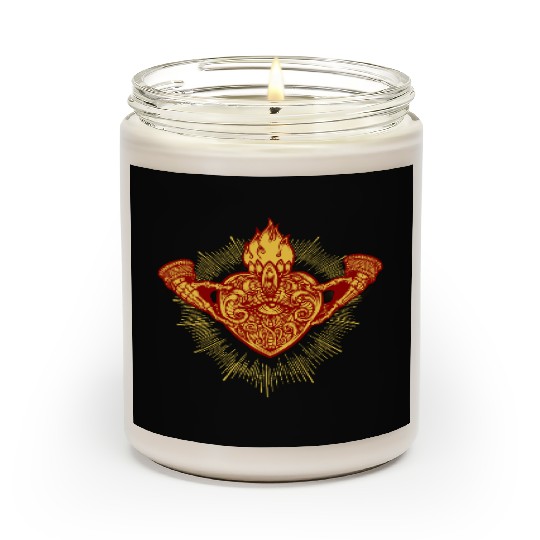 Sacred Heart Claddagh Symbol - Fire Scented Candles