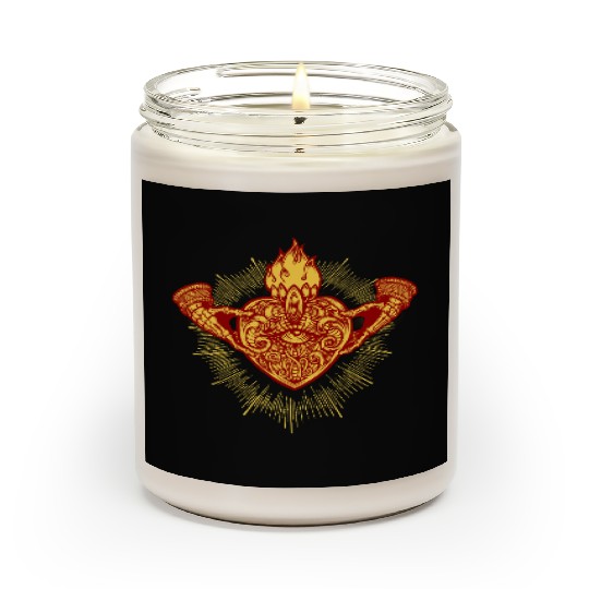 Sacred Heart Claddagh Symbol - Fire Scented Candles