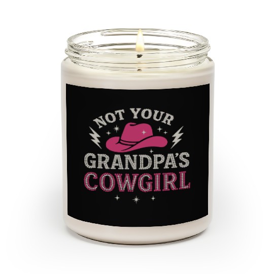 Soft Cowgirl Floral Rodeo Western Aesthetic Horse Scented Candles
